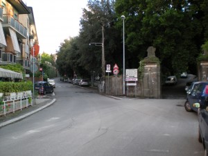 L'ingresso di Villa Sciarra