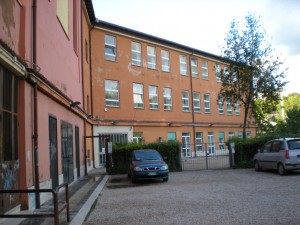 L'ingresso delle aule di Villa Sciarra, sede delle lezioni